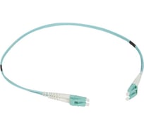 Шнур оптоволоконный Legrand OM4, многомодовый, LC/LC, 0,5 м, цвет морской волны 032633