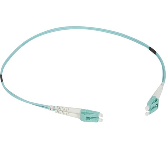 Шнур оптоволоконный Legrand OM4, многомодовый, LC/LC, 0,5 м, цвет морской волны 032633 1