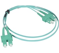 Шнур оптоволоконный Legrand OM4, многомодовый, SC/SC, 2 м, цвет морской волны 032631