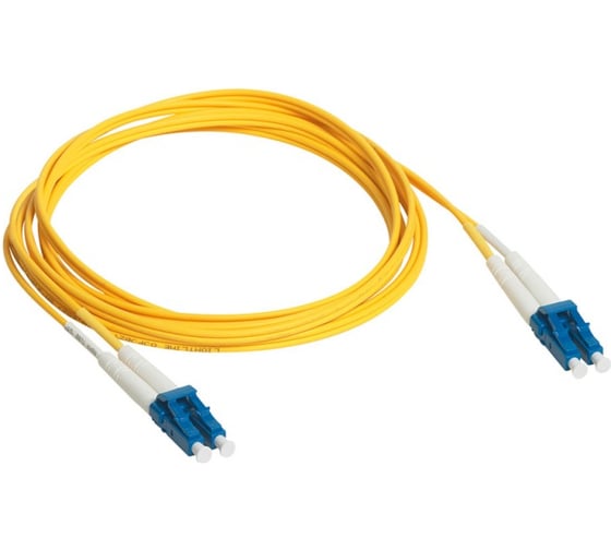 Шнур оптоволоконный Legrand OS2, одномодовый, LC/LC, 5 м, желтый 032629 1