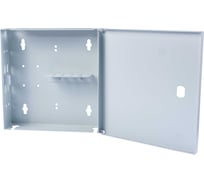 Кросс распределительный Cabeus настенный, мини до 8 портов SC/LC duplex бесфланц. (дверка с замком) FO-WL-8SC/2LC-K