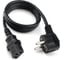 Кабель питания Cablexpert 1м, Schuko- C13, VDE, 10А, черный, с заземлением, пакет PC-186-VDE-1M 2