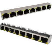 Разъём RJ RUICHI TJ9-10P8-08 LED 114429