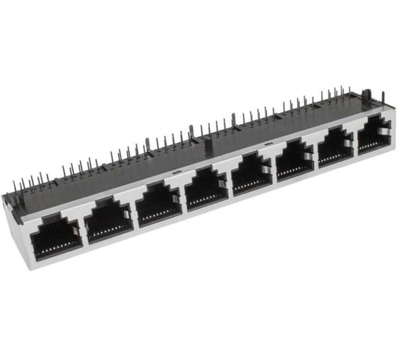 Разъём RJ RUICHI TJ9-10P8-08 cетевая розетка 61920 1