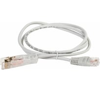 Патч-корд IEK ITK 110-RJ45 2 пары, кат.5Е, 2м, серый PC01-11045-2P2M