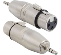 Разъём XLR RUICHI JD-486 / XLR 3P F-mini jack 3.5 M 122978