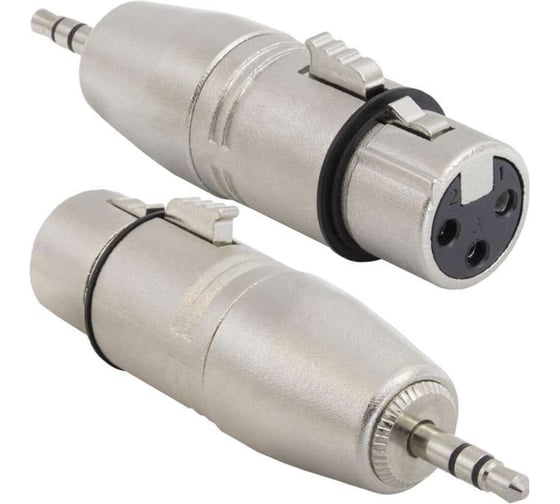 Разъём XLR RUICHI JD-486 / XLR 3P F-mini jack 3.5 M 122978 1