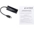 Сетевой адаптер Gembird Ethernet Type-C USB 2.0 - Fast Ethernet adapter, пластик, черный, RTL8152, NIC-U10 2