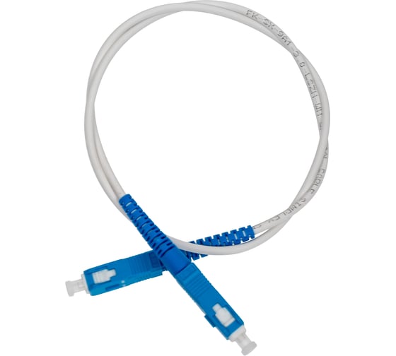 Патч-корд оптический ONTEK симплексный, SC-SC, UPC, 0.5 м., 657A1, LSZH, белый ONTEK.PCO-0.5-PC.SM.UPS.SS.657A1