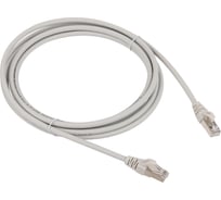 Патч-корд Advant Ethernet CAT6, 2xRJ45, FTP, 4 пары (AWG26), оболочка LSZH, длина 2 м, цвет: серый ADV6-FPC02-LG