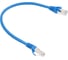 Патч-корд Advant Ethernet CAT6a, 2xRJ45, S/FTP, 4 пары (AWG26), оболочка LSZH, длина 0.3 м, цвет: синий ADV6a-SPC003-LB 1