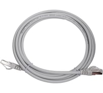 Патч-корд Advant Ethernet CAT6, 2xRJ45, FTP, 4 пары (AWG26), оболочка LSZH, длина 3 м, цвет: серый ADV6-FPC03-LG