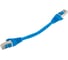 Патч-корд Advant Ethernet CAT6a, 2xRJ45, S/FTP, 4 пары (AWG26), оболочка LSZH, длина 0.15 м, цвет: синий ADV6a-SPC0015-LB 1