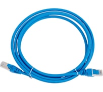 Патч-корд Advant Ethernet CAT6a, 2xRJ45, S/FTP, 4 пары (AWG26), оболочка LSZH, длина 2 м, цвет: синий ADV6a-SPC02-LB
