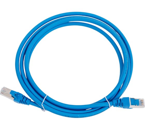 Патч-корд Advant Ethernet CAT6a, 2xRJ45, S/FTP, 4 пары (AWG26), оболочка LSZH, длина 2 м, цвет: синий ADV6a-SPC02-LB 1