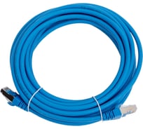 Патч-корд Advant Ethernet CAT6a, 2xRJ45, S/FTP, 4 пары (AWG26), оболочка LSZH, длина 5 м, цвет: синий ADV6a-SPC05-LB
