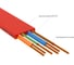 Плоский прямой патч-корд GCR PROF 0.15m, UTP медь категории 6, красный, 30 AWG, 10 Гбит/с, RJ45, VIV52I832 3