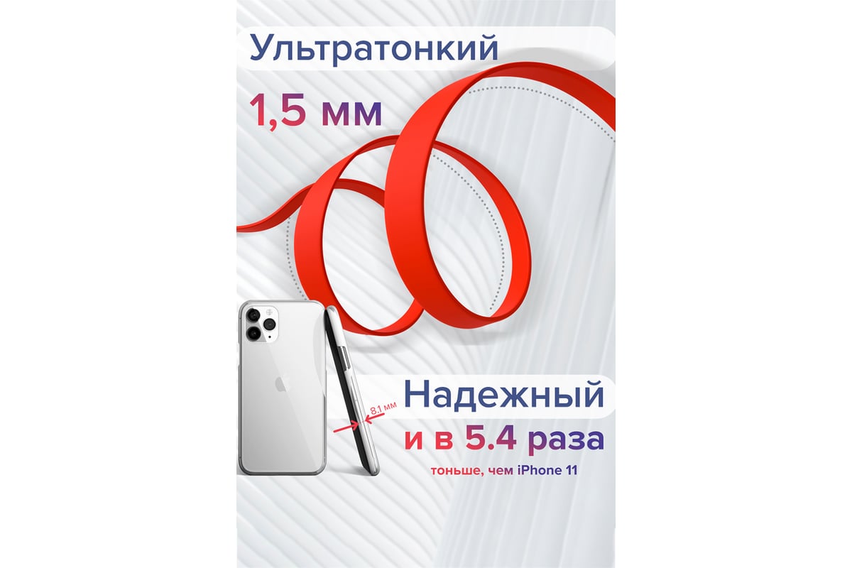 Плоский прямой патч-корд GCR PROF 2.0m, UTP медь категории 6, красный ...