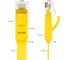 Плоский прямой патч-корд RJ45 GCR PROF 2.0m, UTP медь категории 6, желтый, 30 AWG, 10 Гбит/с, VIVLNIC622-2.0m 2