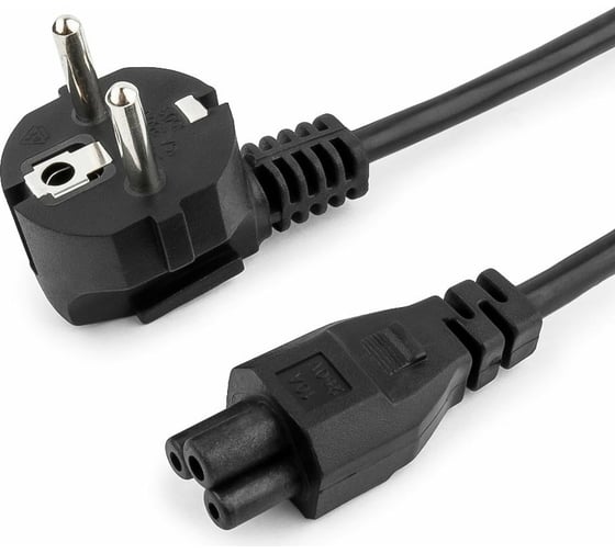 Кабель питания для ноутбуков Cablexpert 1.8м, Schuko- C5, 10А, пакет PC-186-ML12