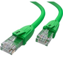 Прямой литой патч-корд RJ45 GCR 0.2m UTP категории 6, зеленый, 24 AWG, ethernet high speed, VIV52I947