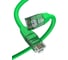 Прямой патч-корд RJ45 GCR 0.15m LSZH UTP категории 6, зеленый, 24 AWG, ethernet high speed, VIV52I999 1