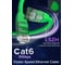 Прямой патч-корд RJ45 GCR 0.15m LSZH UTP категории 6, зеленый, 24 AWG, ethernet high speed, VIV52I999 2