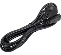 Кабель питания ExeGate Special PC-3S Евровилка угловая Schuko- С13 3х0.75 CCA черный 3м 281001