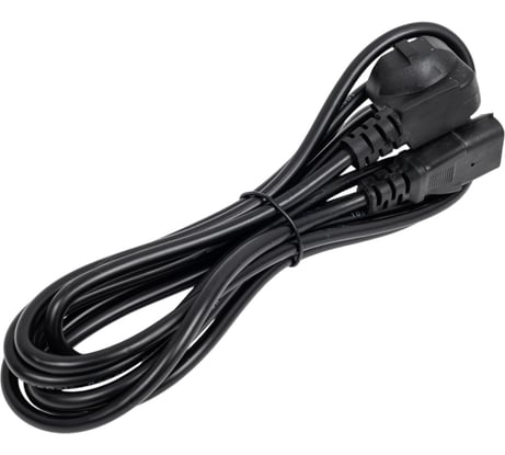 Кабель питания ExeGate Special PC-3S Евровилка угловая Schuko- С13 3х0.75 CCA черный 3м 281001