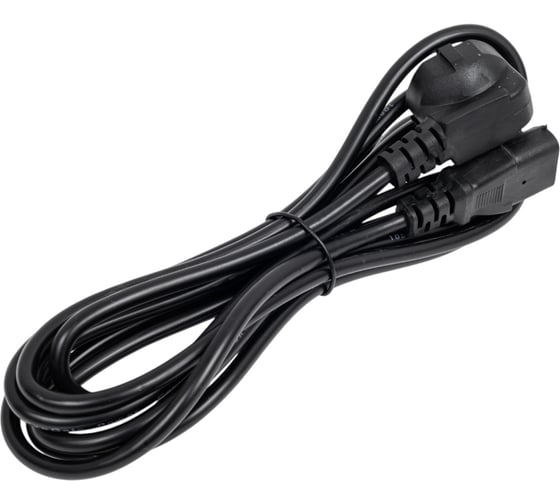 Кабель питания ExeGate Special PC-3S Евровилка угловая Schuko- С13 3х0.75 CCA черный 3м 281001 1