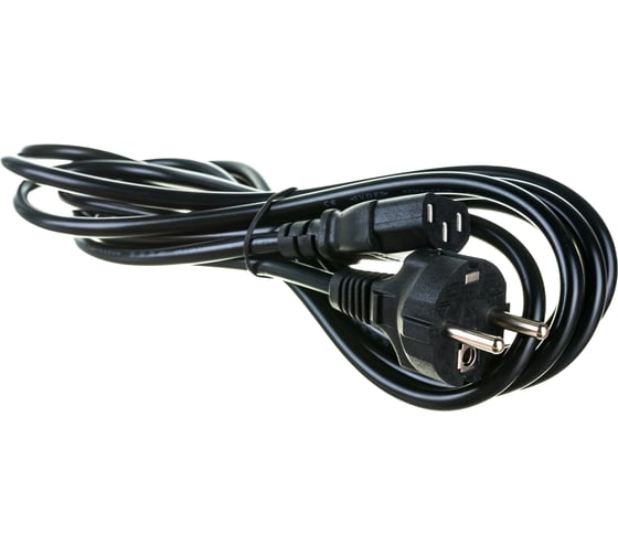 Кабель питания ExeGate Power PC-3P Евровилка Schuko- С13 VDE-250V-3х0.75-CU 10A черный 3м 280650