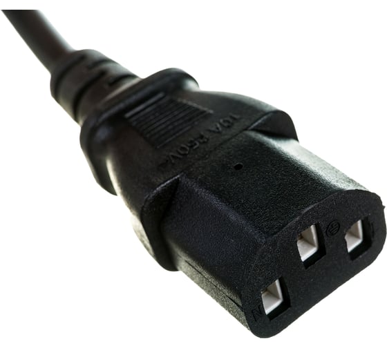 Кабель питания ExeGate Power PC-3P Евровилка Schuko- С13 VDE-250V-3х0.75-CU 10A черный 3м 280650