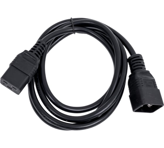 Кабель питания ExeGate UPS  Power EC20-1,8P С19-С20 VDE-250V-3 1.5-СU, 16А, черный, 1.8м 280635 1