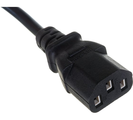 Кабель питания ExeGate Power PC-3P Евровилка угловая Schuko- С13 VDE-250V-3х0.5-CU 6A 3м 280661