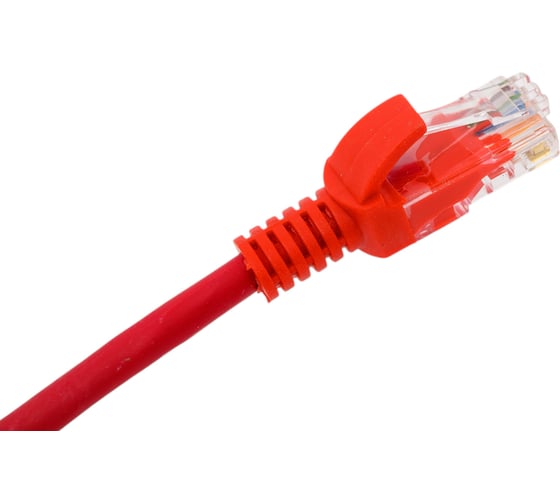 Патч-корд ExeGate UTP-RJ45-RJ45-5e-0,5M-LSZH-RD, UTP, cat.5e, 0.5м, красный 286378