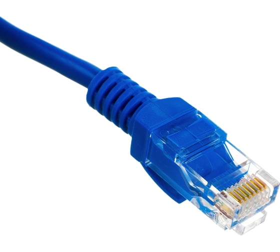 Патч-корд ExeGate UTP-RJ45-RJ45-5e-1M-BL, UTP, cat.5e, 1м, синий 241494