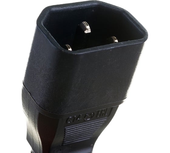 Кабель питания Hyperline PWC-IEC13-IEC14-5.0-BK монитор-компьютер IEC 320 C13 - IEC 320 C14 34926