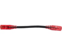 Патч-корд Hyperline PC-LPM-UTP-RJ45-RJ45-C5e-0.15M-LSZH-BK U/UTP, Cat.5е (100% Fluke Component Tested), LSZH, 0.15 м, черный 229916