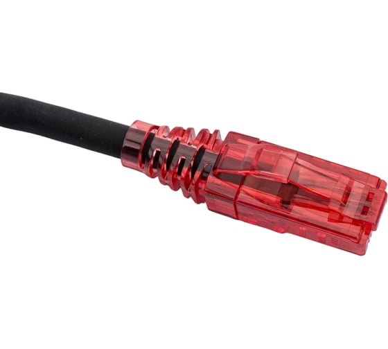 Патч-корд Hyperline PC-LPM-UTP-RJ45-RJ45-C5e-0.15M-LSZH-BK U/UTP, Cat.5е (100% Fluke Component Tested), LSZH, 0.15 м, черный 229916