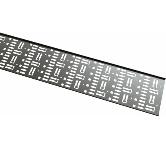 Перфорированный вертикальный кабельный организатор-лоток Hyperline CDV-150x9-42U-RAL9005 150 443440