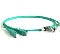 Волоконно-оптический патч-корд Hyperline FC-D2-503-SC/PR-ST/PR-H-30M-LSZH-AQ шнур MM 50/125 247722