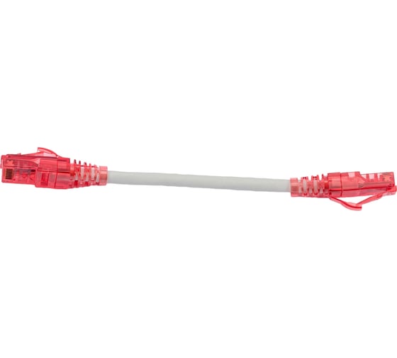 Патч-корд Hyperline PC-LPM-UTP-RJ45-RJ45-C5e-0.15M-LSZH-GY U/UTP, Cat.5е (100% Fluke Component Tested), LSZH, 0.15 м, серый 229915