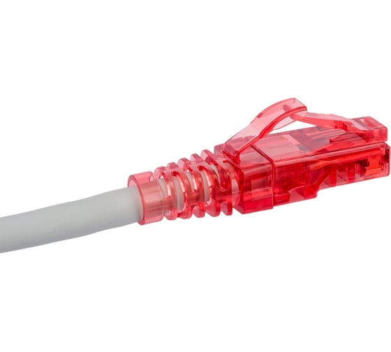 Патч-корд Hyperline PC-LPM-UTP-RJ45-RJ45-C5e-0.15M-LSZH-GY U/UTP, Cat.5е (100% Fluke Component Tested), LSZH, 0.15 м, серый 229915