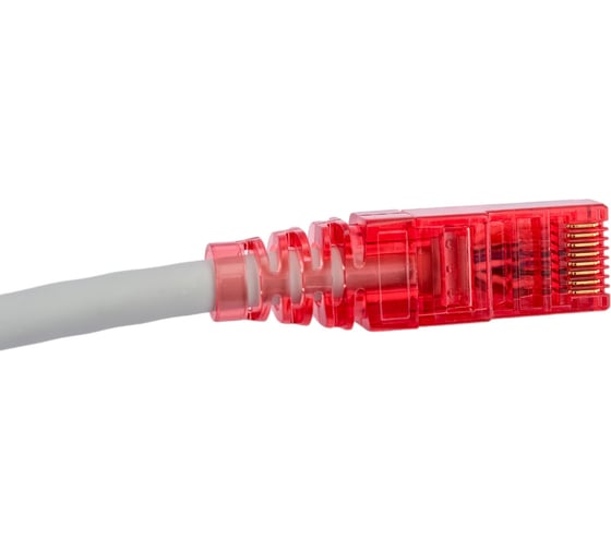 Патч-корд Hyperline PC-LPM-UTP-RJ45-RJ45-C5e-0.15M-LSZH-GY U/UTP, Cat.5е (100% Fluke Component Tested), LSZH, 0.15 м, серый 229915