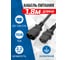 Кабель питания 5bites IEC-320-C13 / IEC-320-C14 / 220V / 3G*1.00MM / 10A / CCA / 1.8M PC110-18A 2
