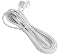 Телефонный удлинитель Pro Legend 2м, белый PL1200