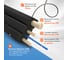 Патч-корд оптический FTTH Enginova 2 стеклопрутка, выносной силовой элемент - стеклопруток, 657 LSZH 2SC/UPC, черный 35 м ENG-FTTHS-FRP-2SCU-35-BL 2