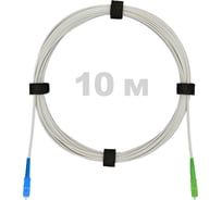 Патч-корд оптический Enginova FTTH диэлектрик FRP, 657 LSZH SC/APC-SC/UPC, белый 10 м ENG-FTTH-FRP-SCA-SCU-10-WT