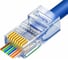 Коннектор сквозной 5Bites RJ45 / 8P8C / 5E / 20ШТ US080A-20 1