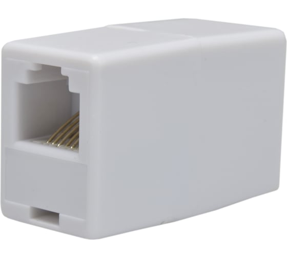 Адаптер проходной 5Bites RJ12 / 6P6C / TEL / 10ШТ LAU35-01W 1